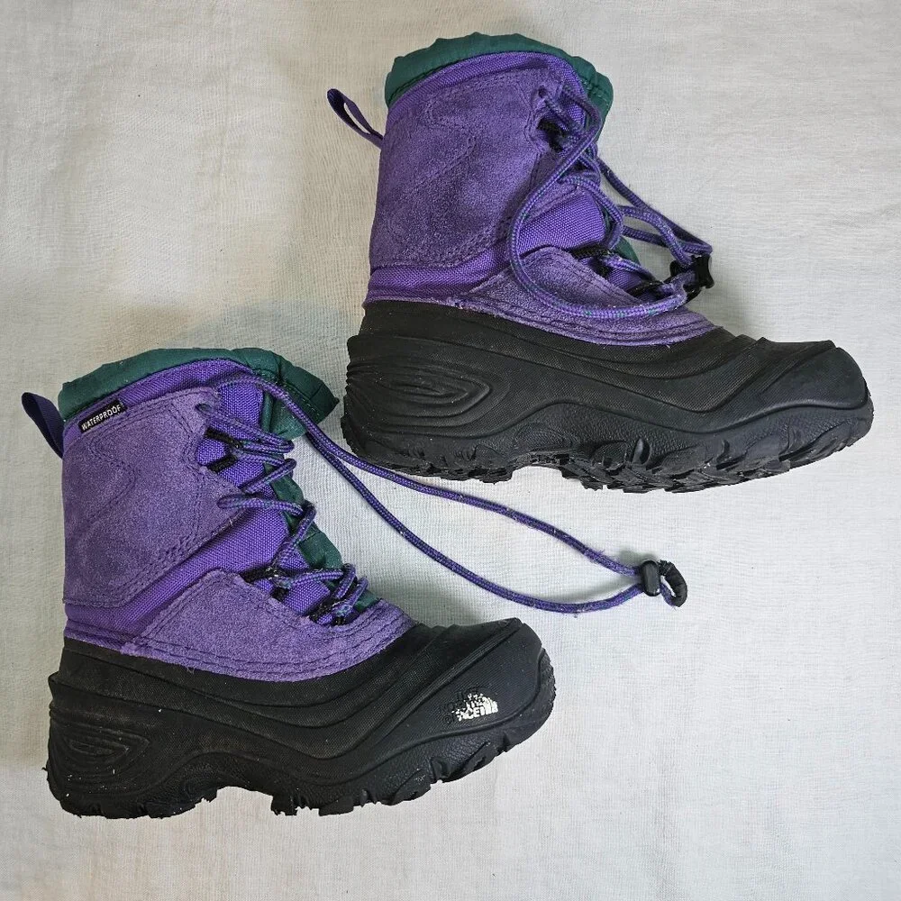 The North Face Alpenglow V Waterproof Boot 11K Peak Purple/Evergreen